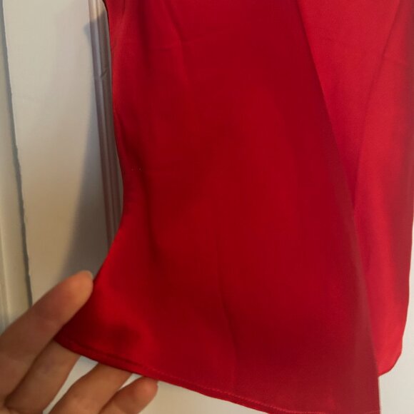J.Crew Red Silk Satin Camisole (size XS) - never worn - Picture 3 of 6